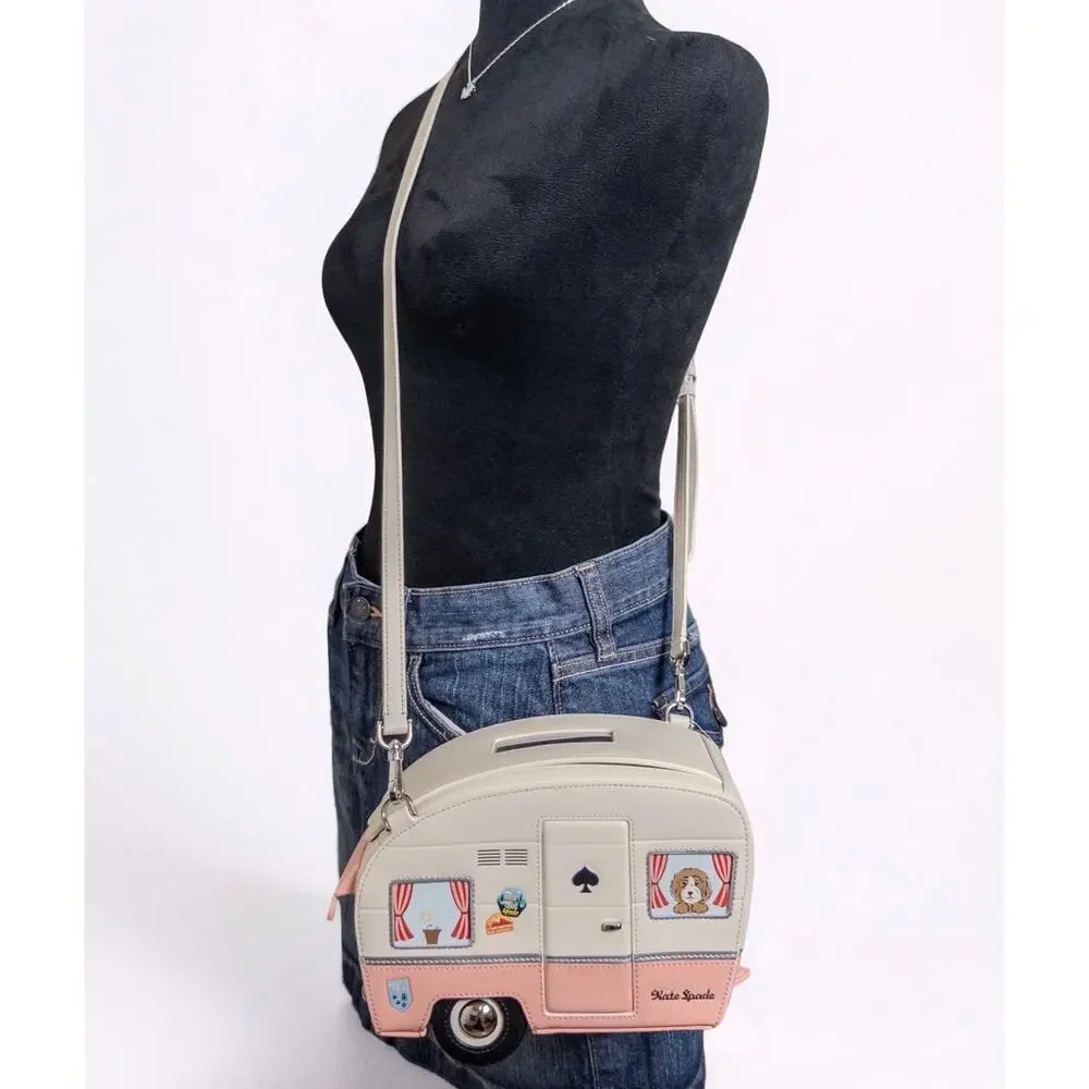 Kate Spade Day Tripper Camper Van Leather Crossbody Bag KG736